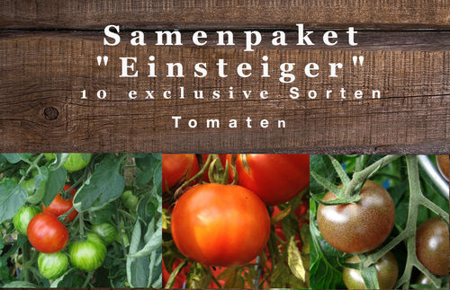 Samenpaket "Einsteiger" 10 exclusive Sorten Tomatensamen